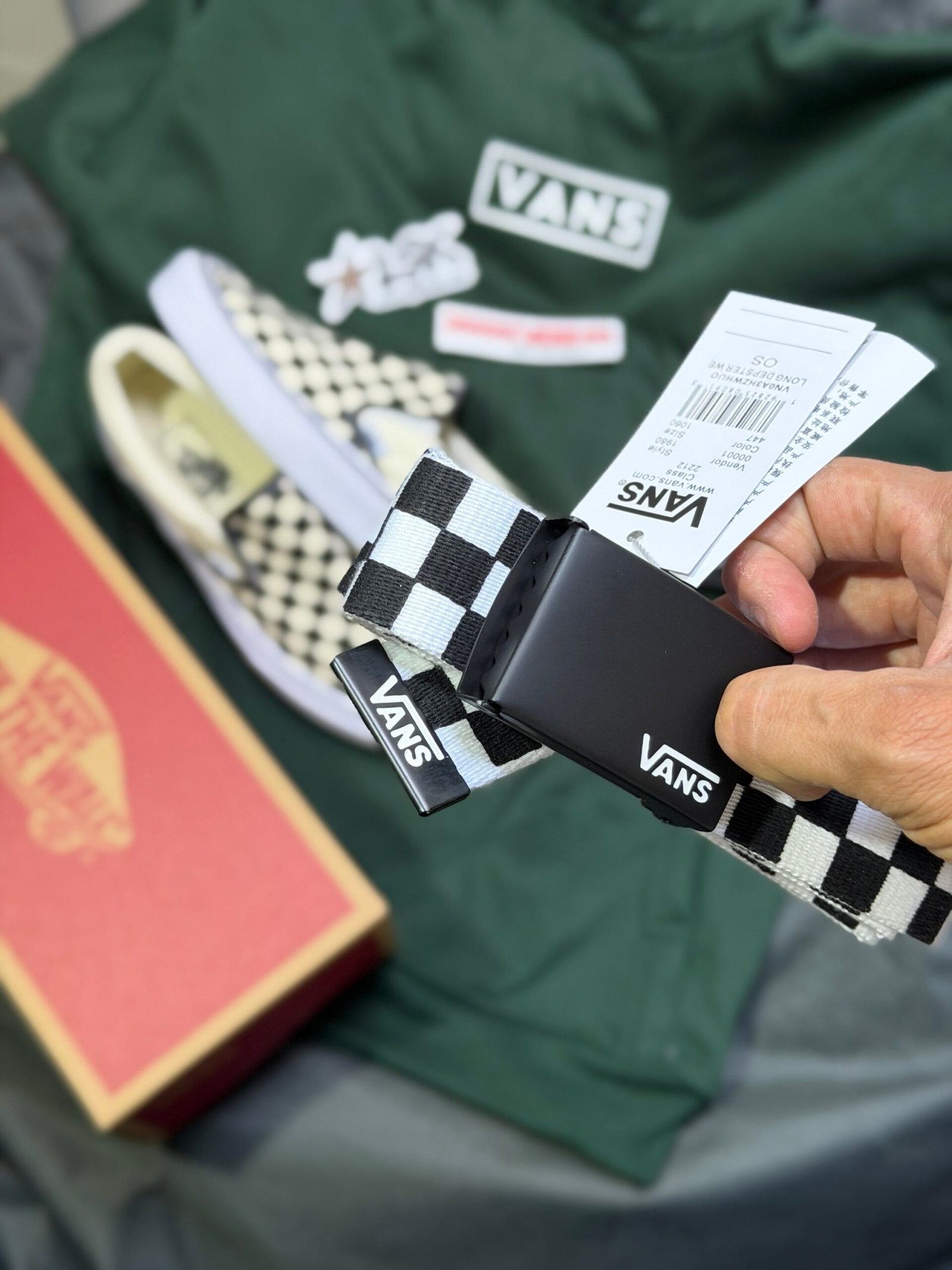 Cinturon Deppster Vans (Cuadros/Ajedrez)