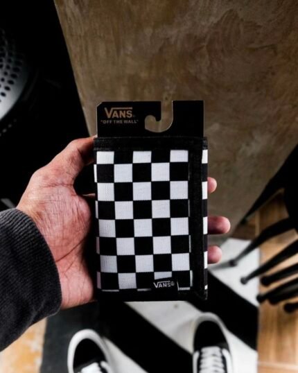 BILLETERA  CHECKERS VANS - Blanco