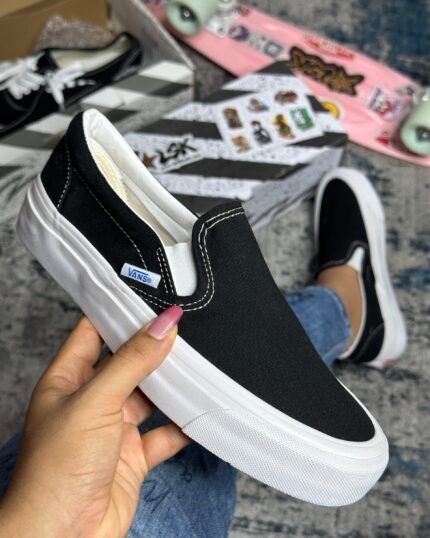 Tenis Vans Slip on og lx negro