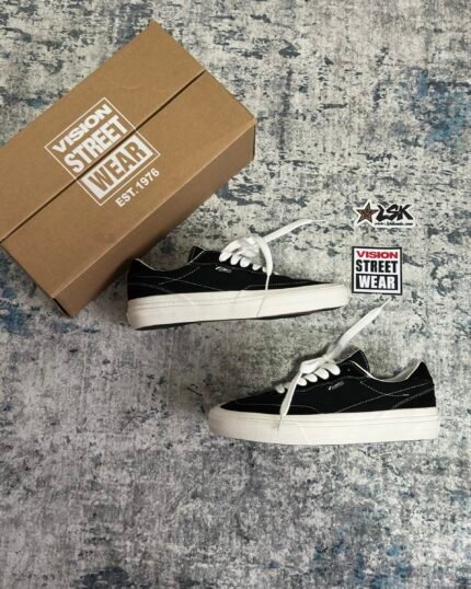 Tenis Skateboarding Negros unisex Vision Street Wear flat top