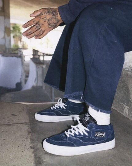 Tenis Skateboarding Vans Half cab azul Hombre