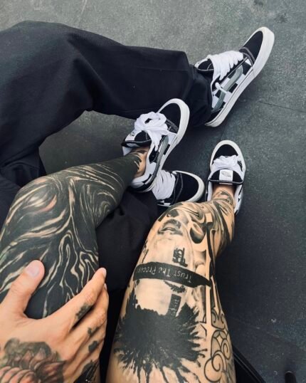 Tenis Chunky Vans Knu Skool Ajedrez (Checkers)
