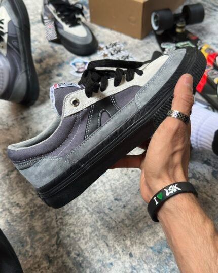 Tenis Skateboarding Stick Gris Hombre Vision Street Wear