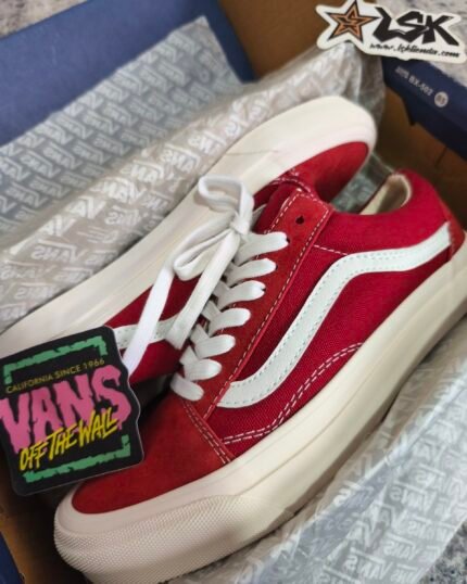 Tenis Old Skool Rojos Vans Premium Unisex