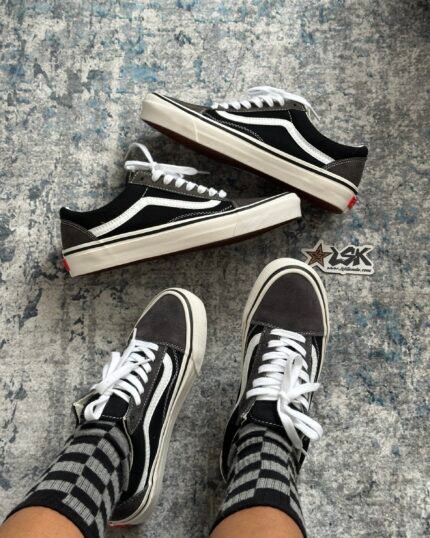 Tenis Vans Old Skool Gris Premium Unisex