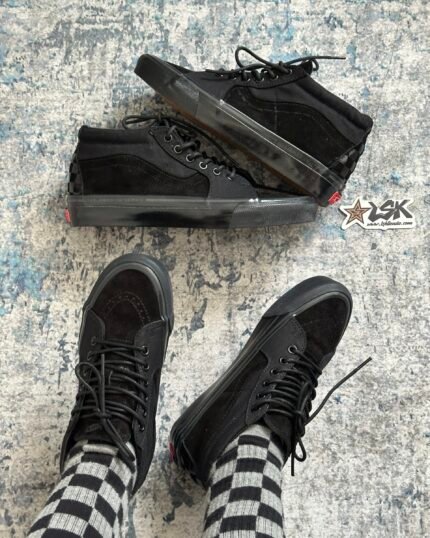 Tenis Clásicos Negros Vans Sk8-Mid Tokio Unisex