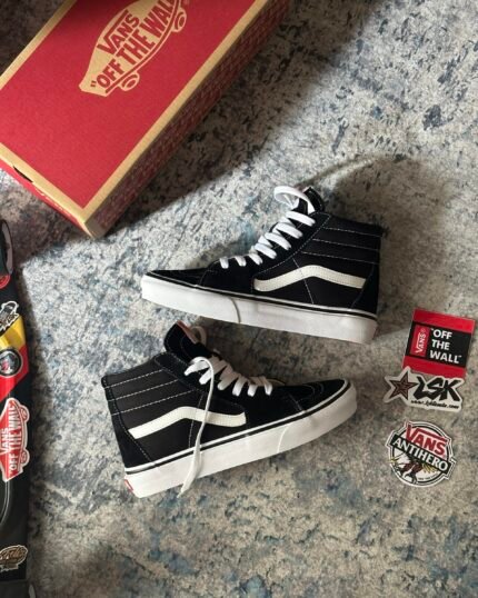 Tenis Vans Bota Clásicos Sk8 Hi Negros Unisex