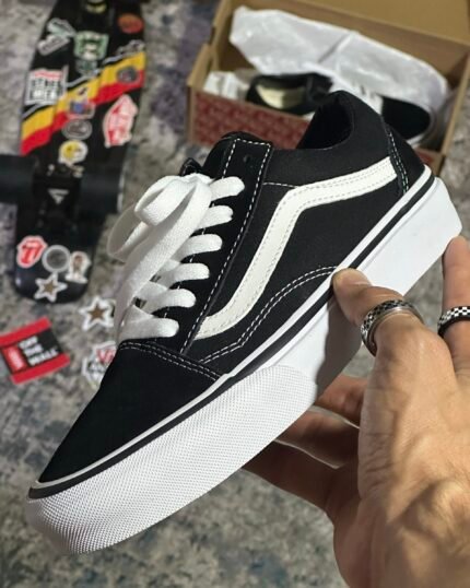 Tenis Vans Clásicos Old Skool Negros Unisex