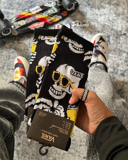 Medias Vans Skull Black