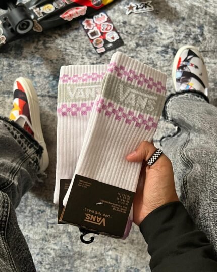 Medias Vans Cuadritos Lila