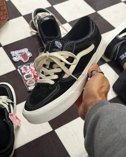 Tenis Skateboarding Vans Rowley Negros Clásicos