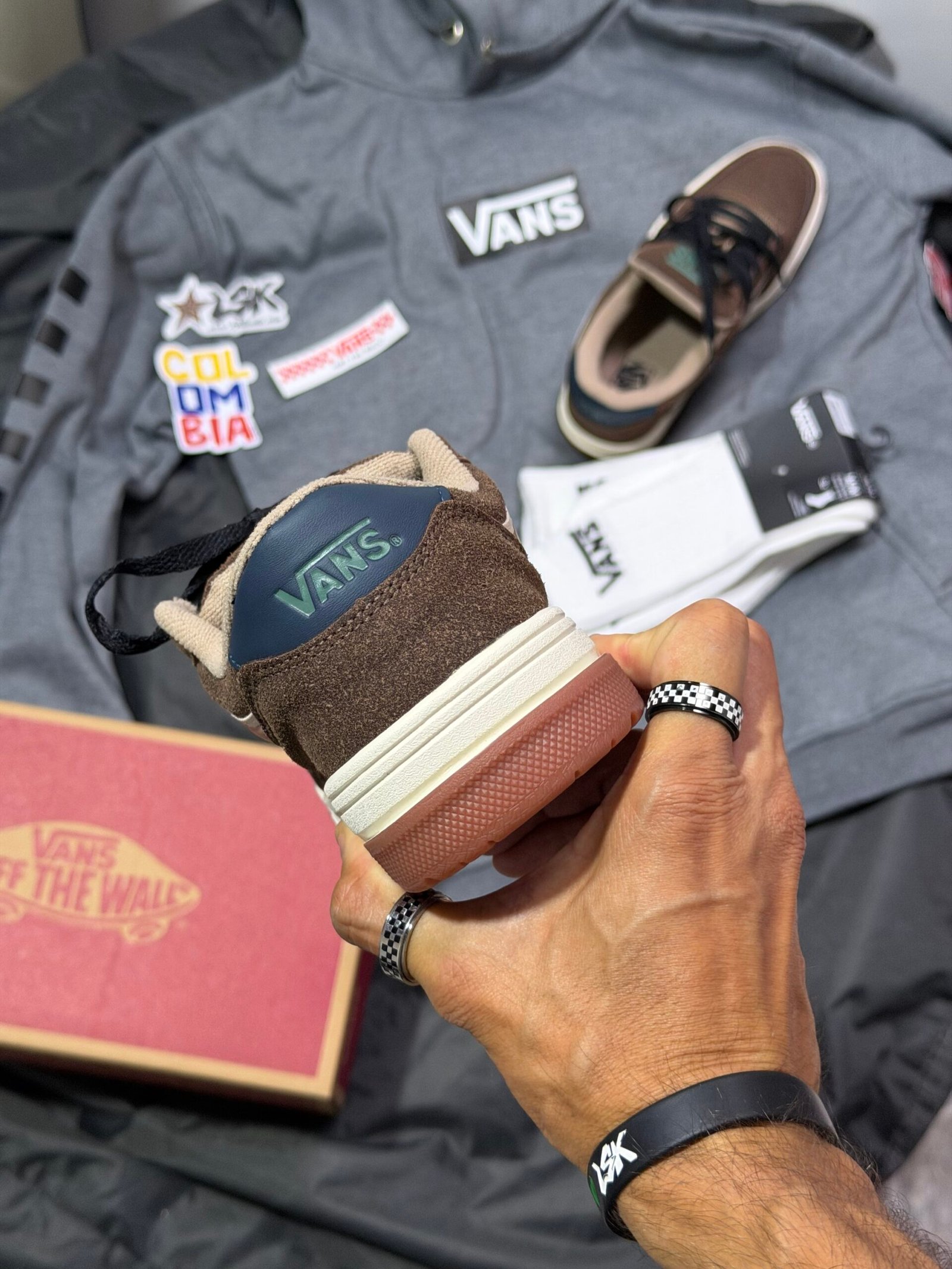 Tenis Chunky Vans Hylane Marrón / Verde Unisex
