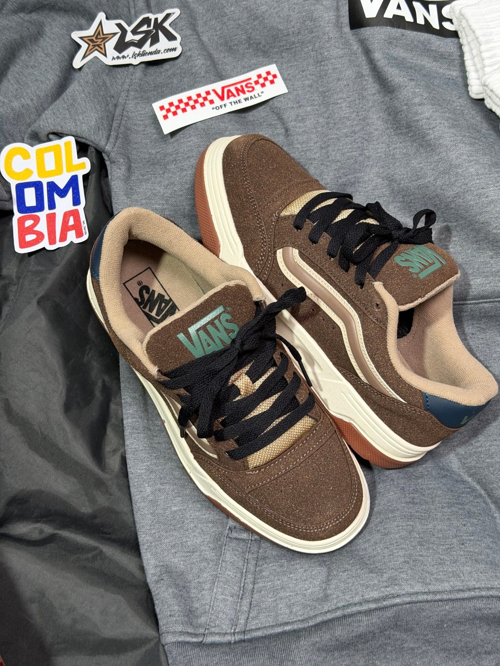 Tenis Chunky Vans Hylane Marrón / Verde Unisex