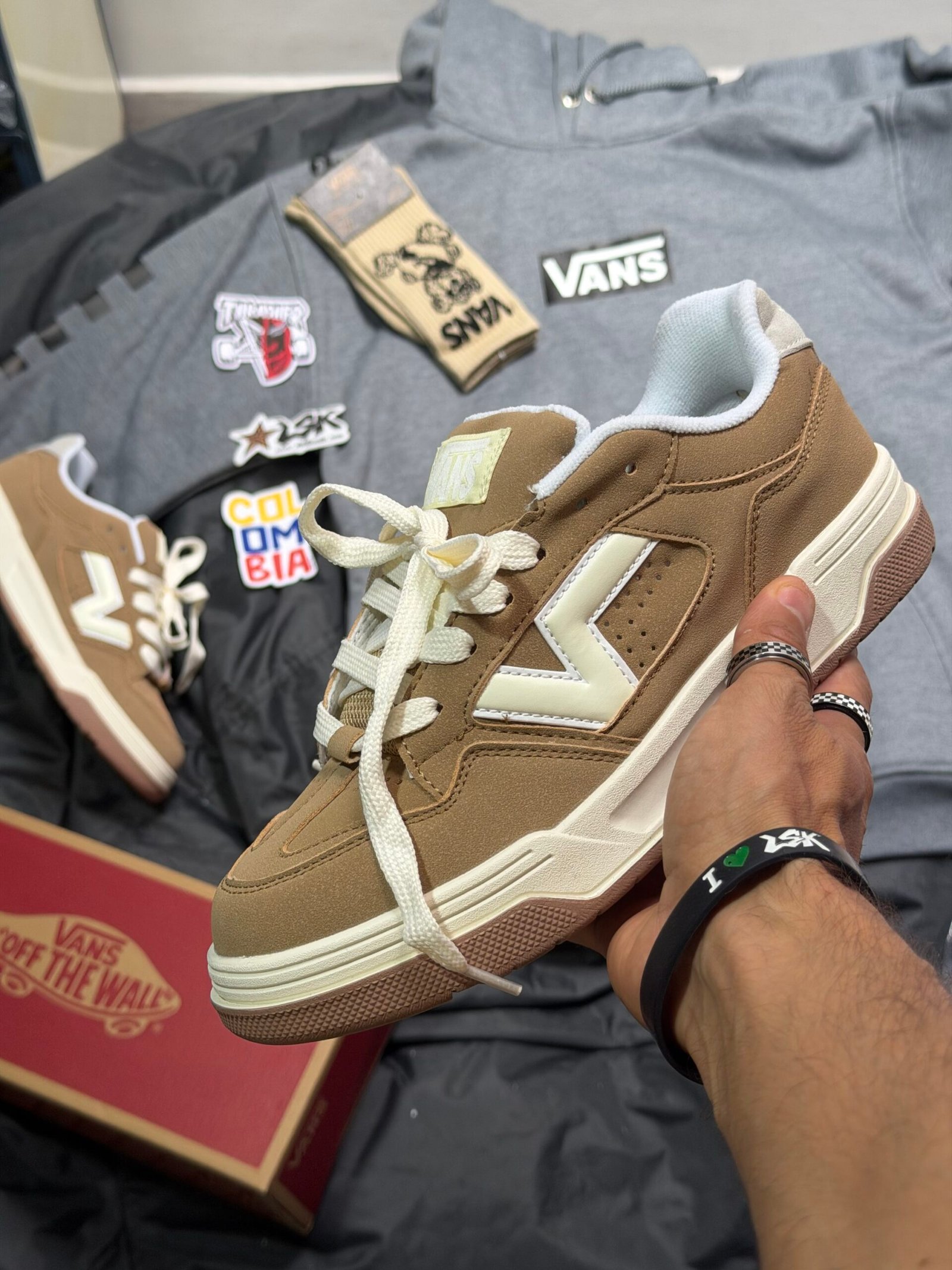 Tenis Chunky Vans Upland Arena Unisex (Gum)