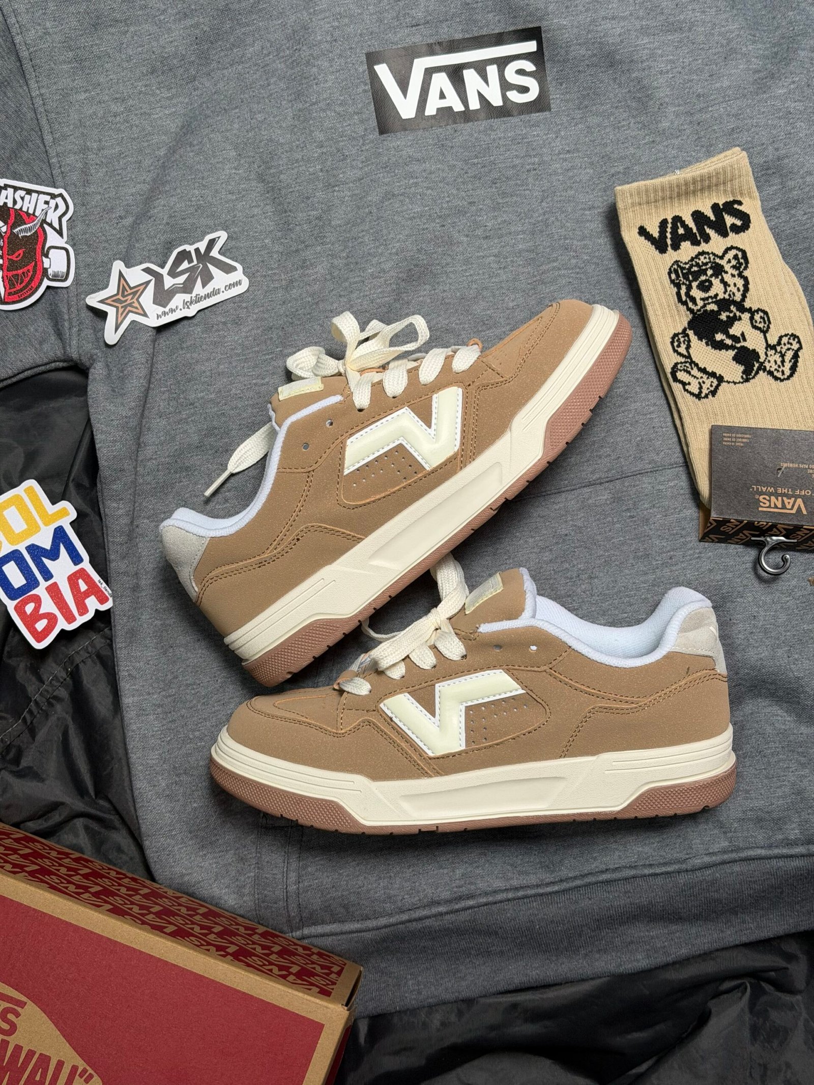 Tenis Chunky Vans Upland Arena Unisex (Gum)