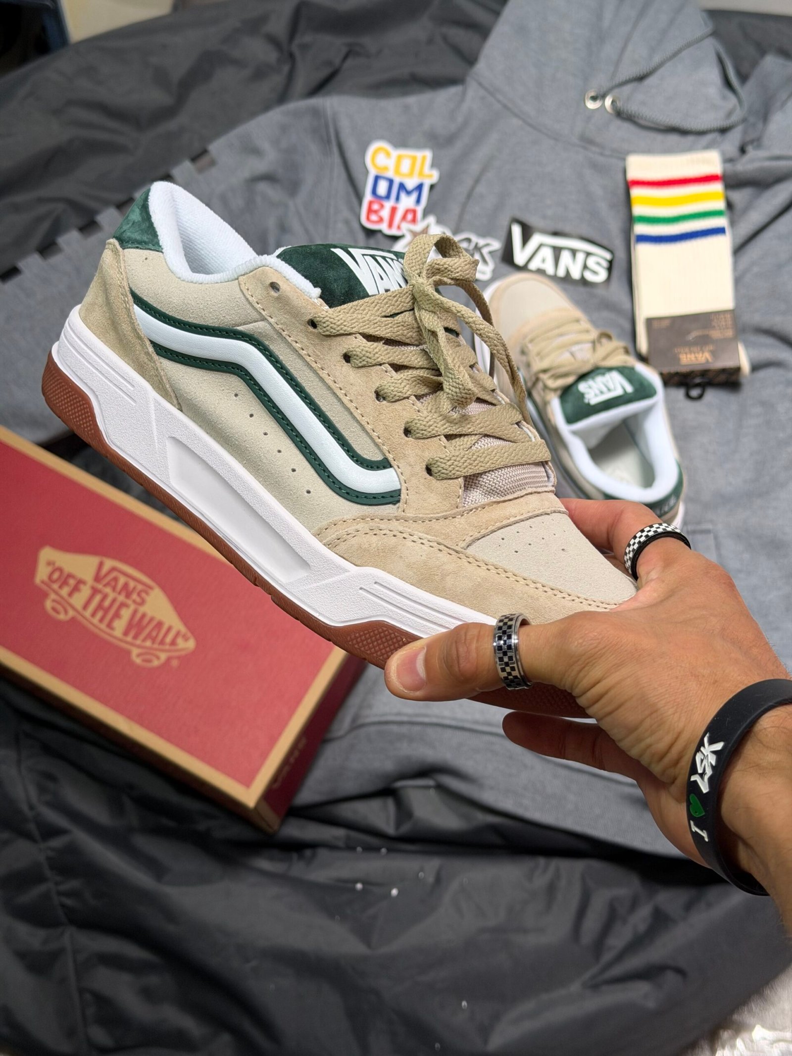 Tenis Chunky Vans Hylane Verde (Oliva) Unisex