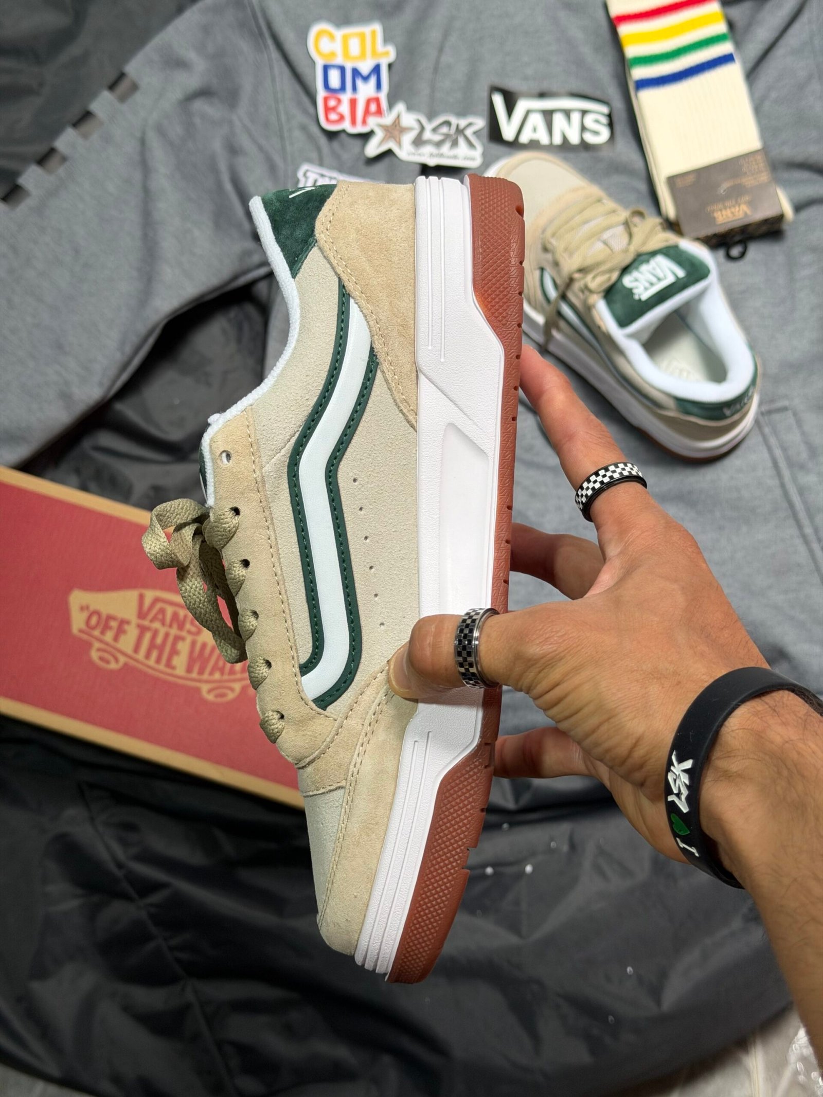 Tenis Chunky Vans Hylane Verde (Oliva) Unisex