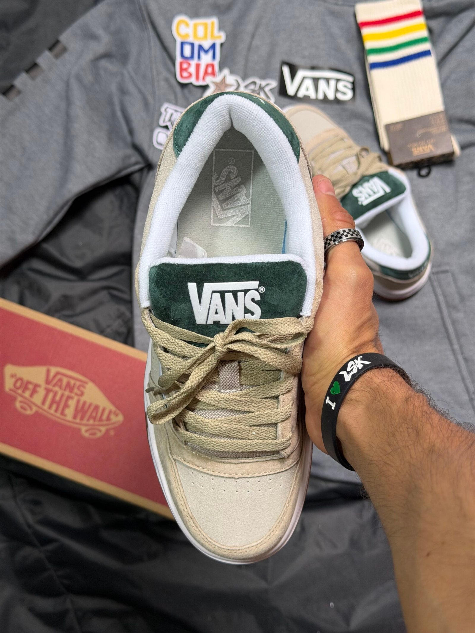 Tenis Chunky Vans Hylane Verde (Oliva) Unisex