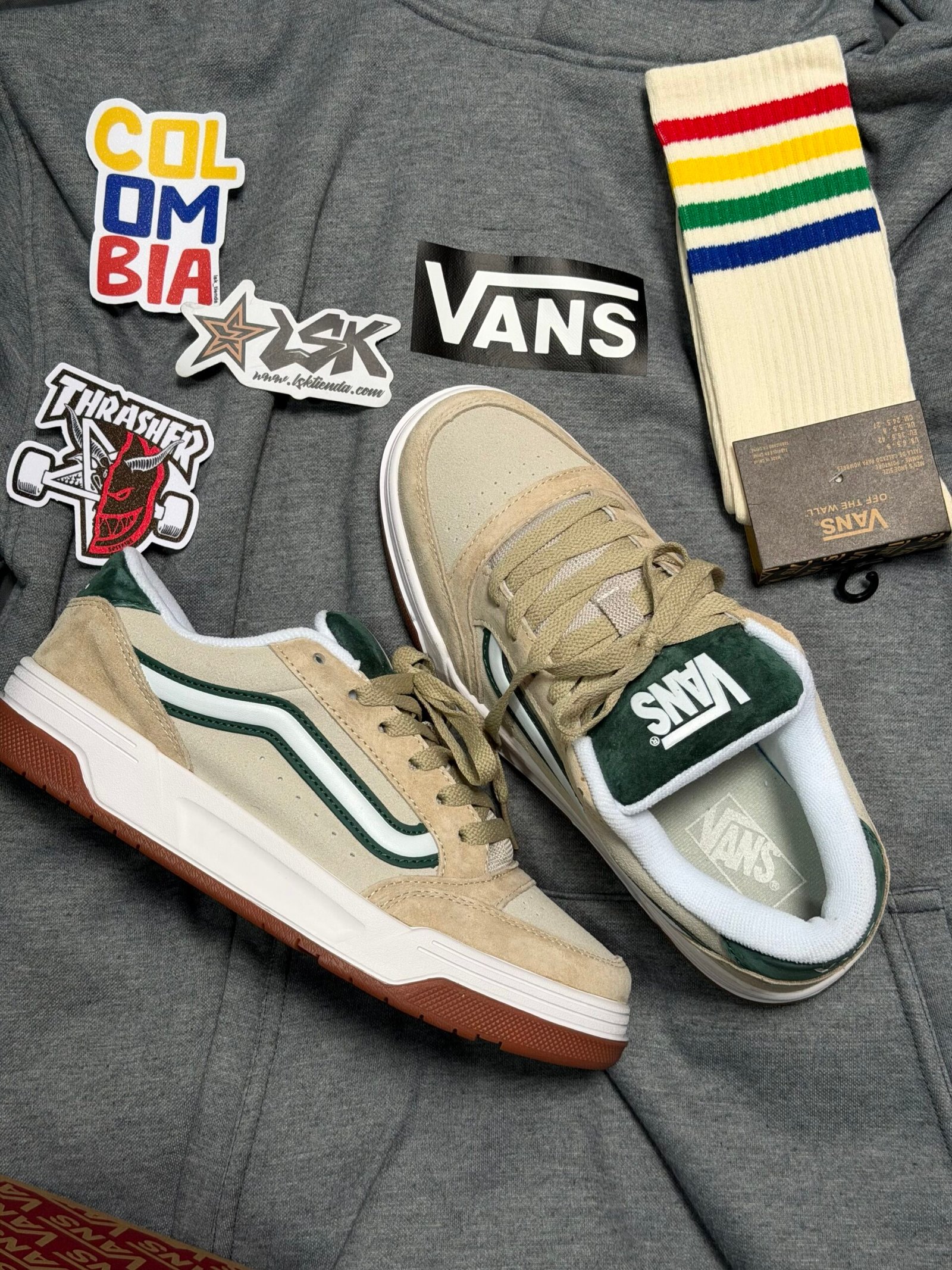 Tenis Chunky Vans Hylane Verde (Oliva) Unisex