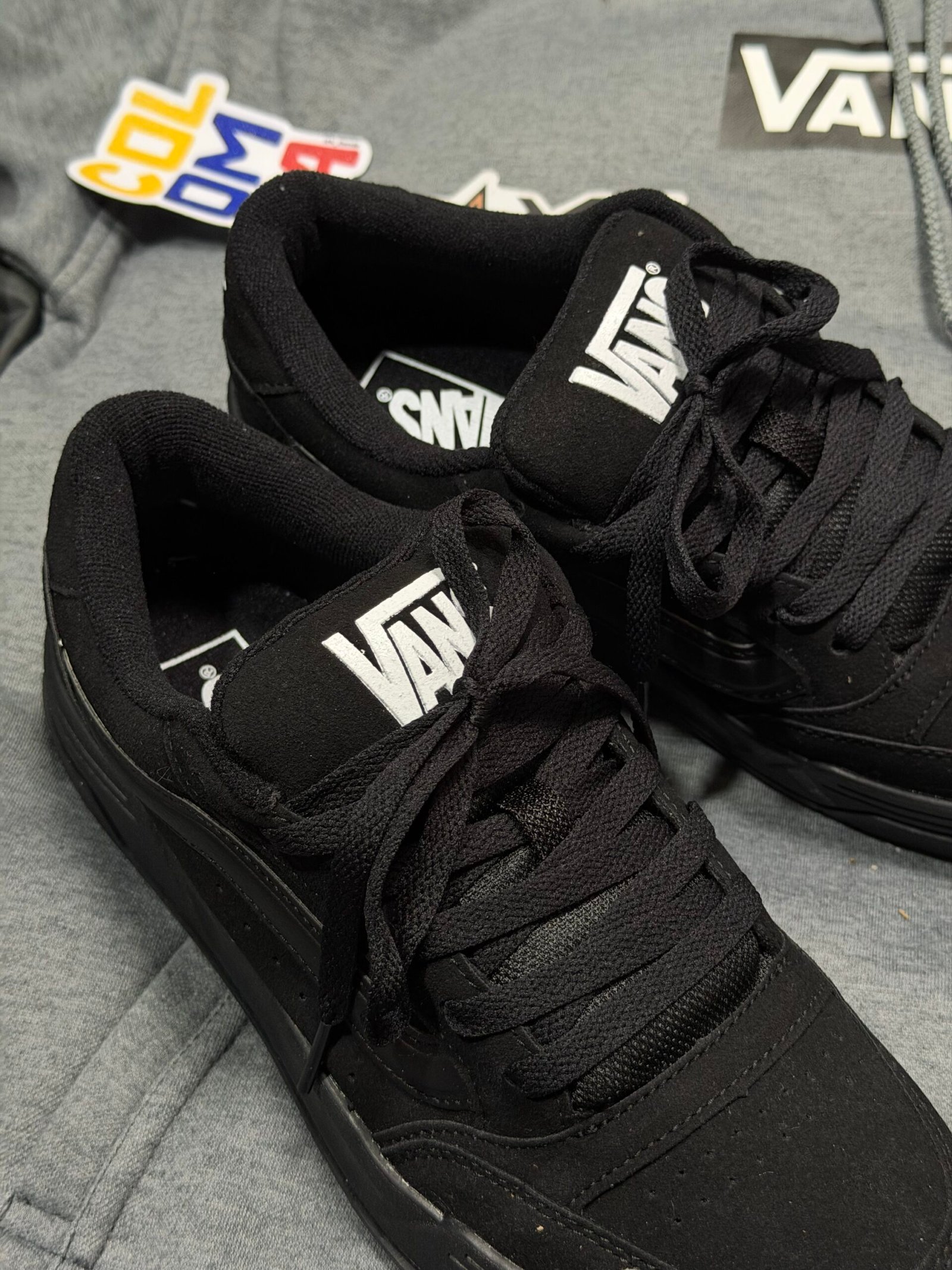Tenis Chunky Vans Hylane Negros Unisex (All Black )
