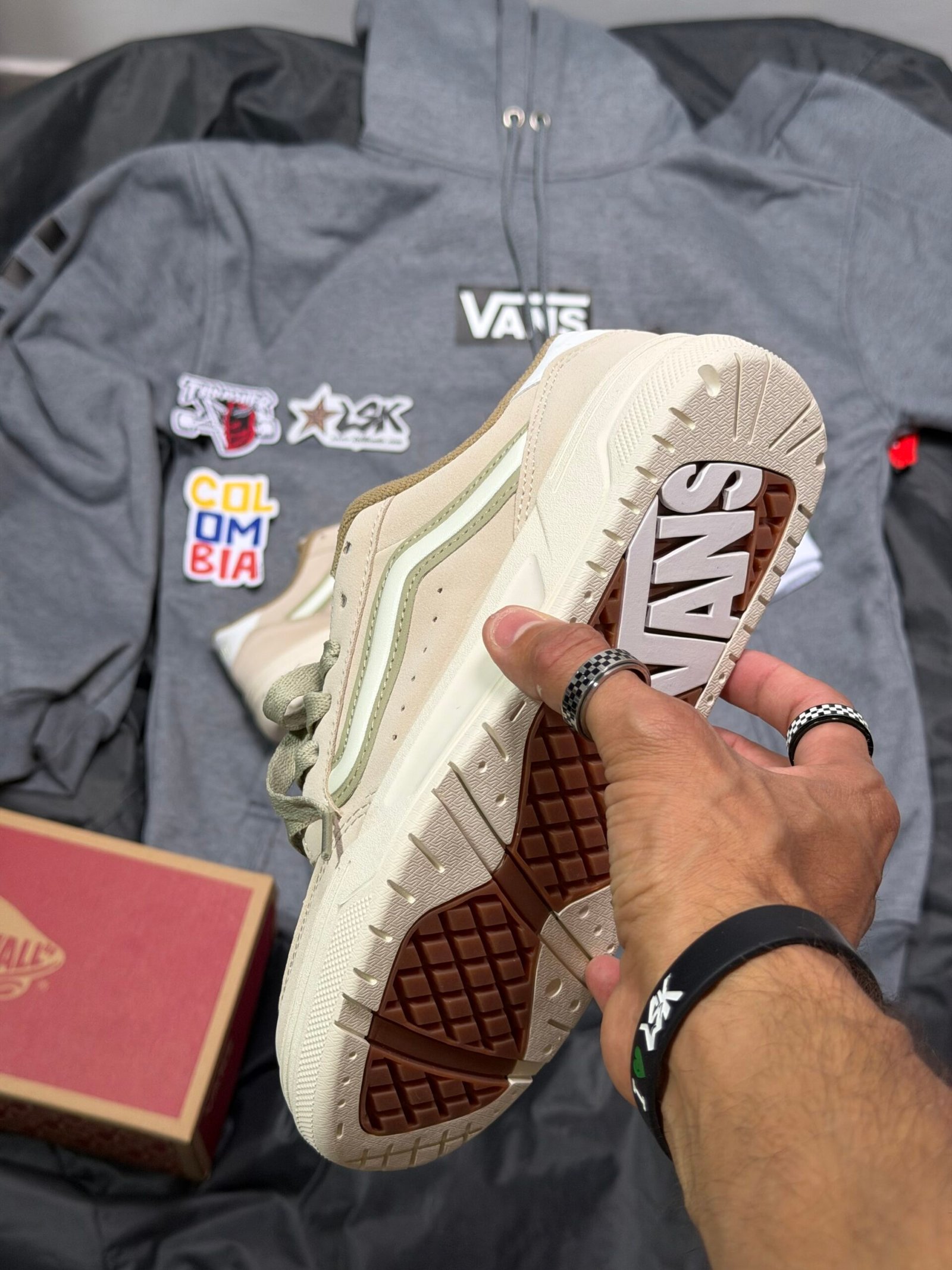 Tenis Chunky Vans Hylane Habano Verde Unisex