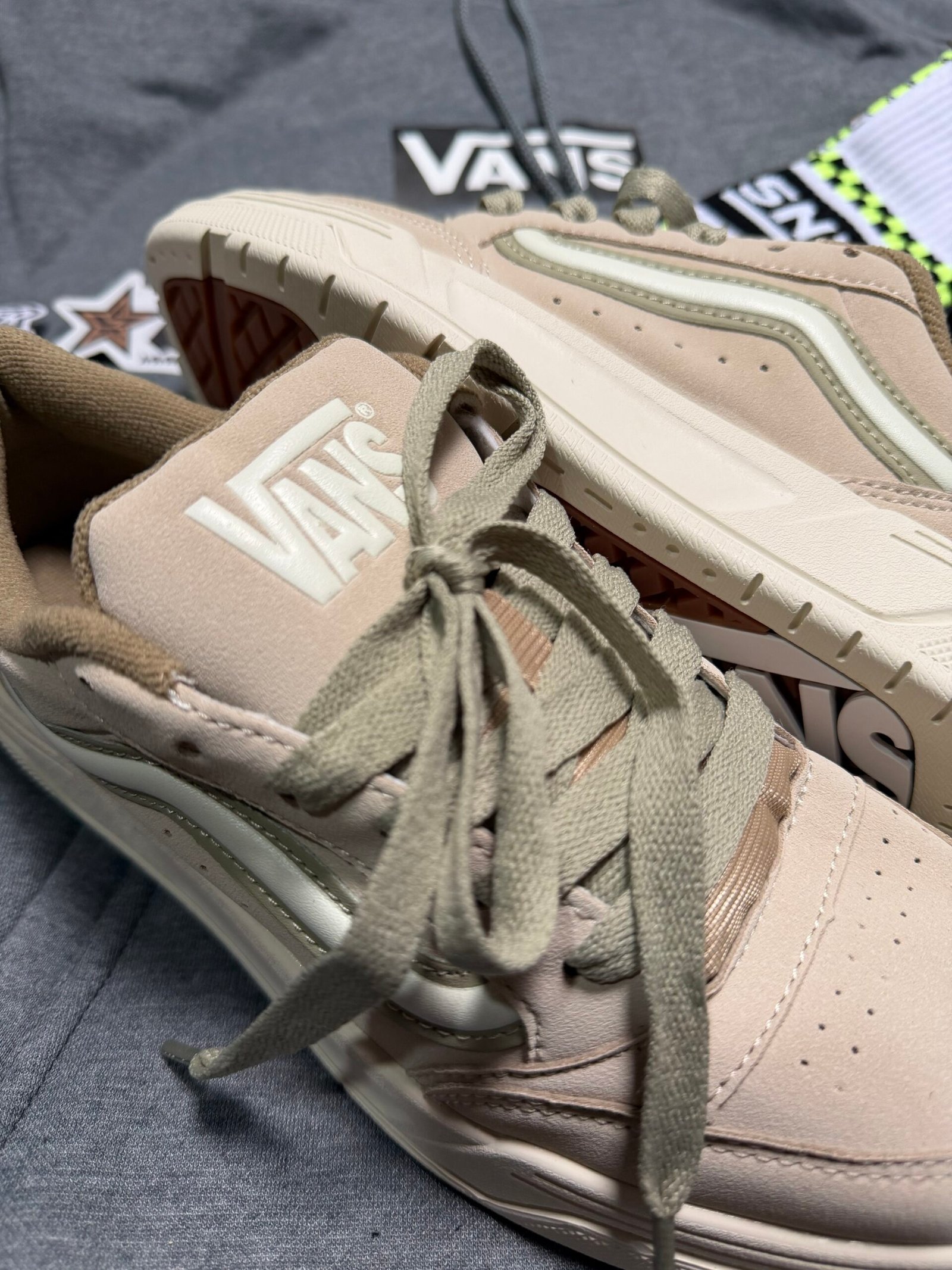 Tenis Chunky Vans Hylane Habano Verde Unisex