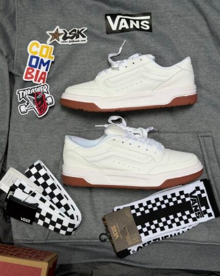 Tenis Chunky Vans Hylane Blancos Unisex (Triple White)