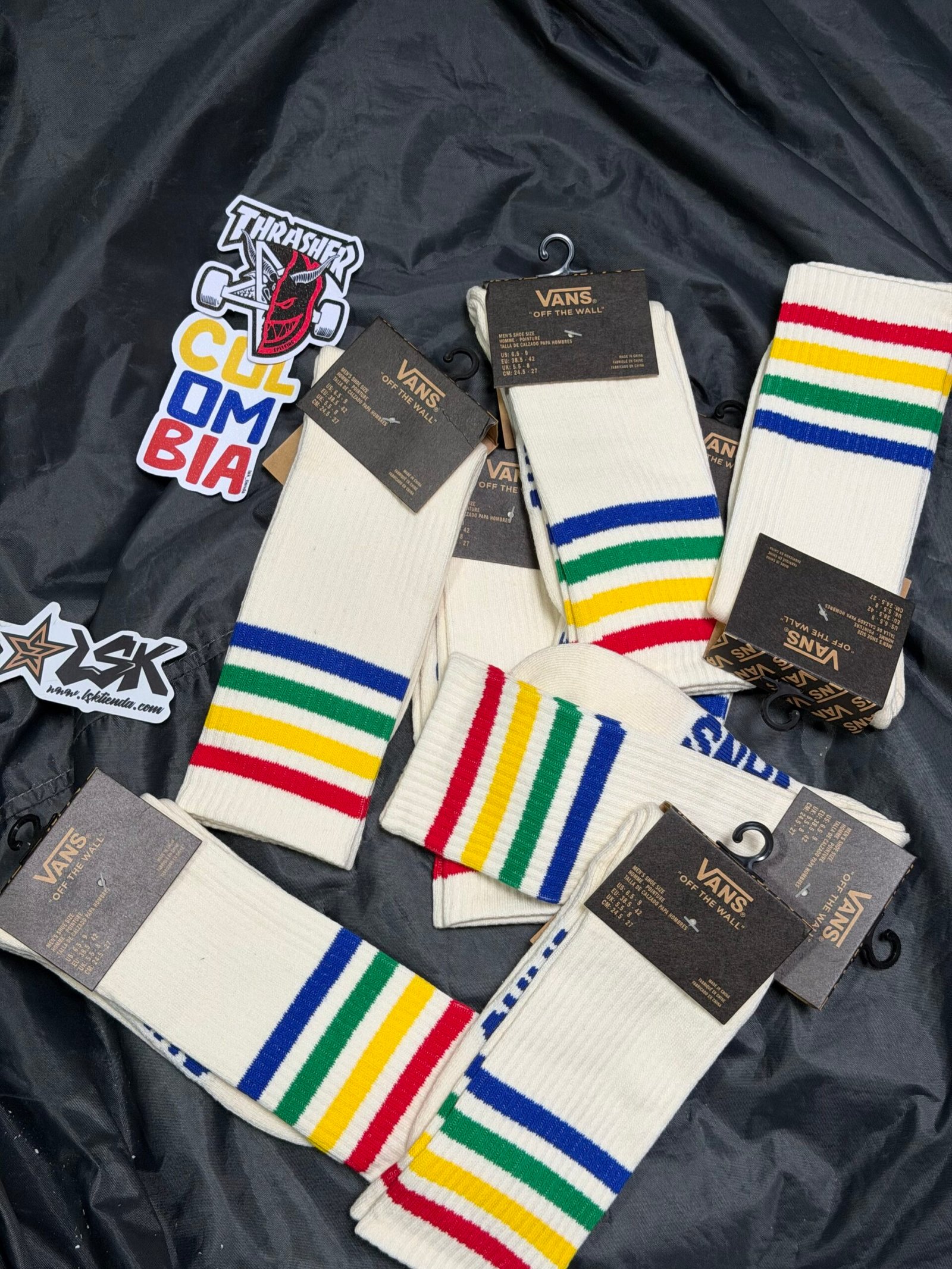 Medias Vans Crema Retro