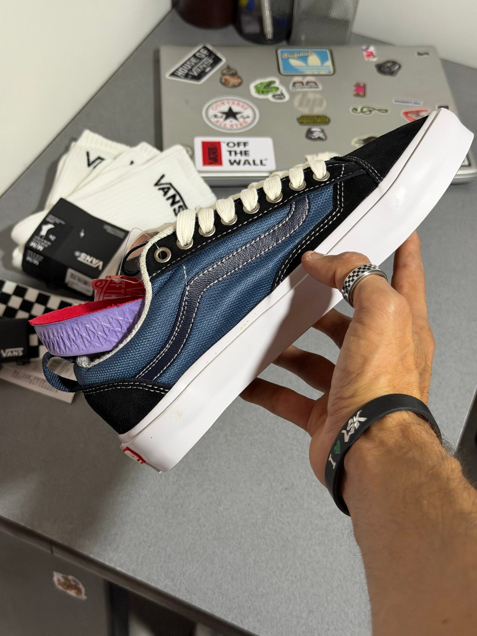 Tenis Vans Skate Old Skool 36 + Azul Unisex