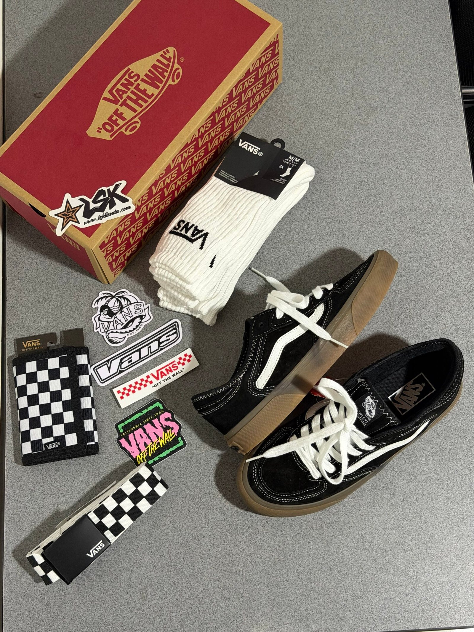 Tenis Vans Chunky Rowley Negros (Gum)