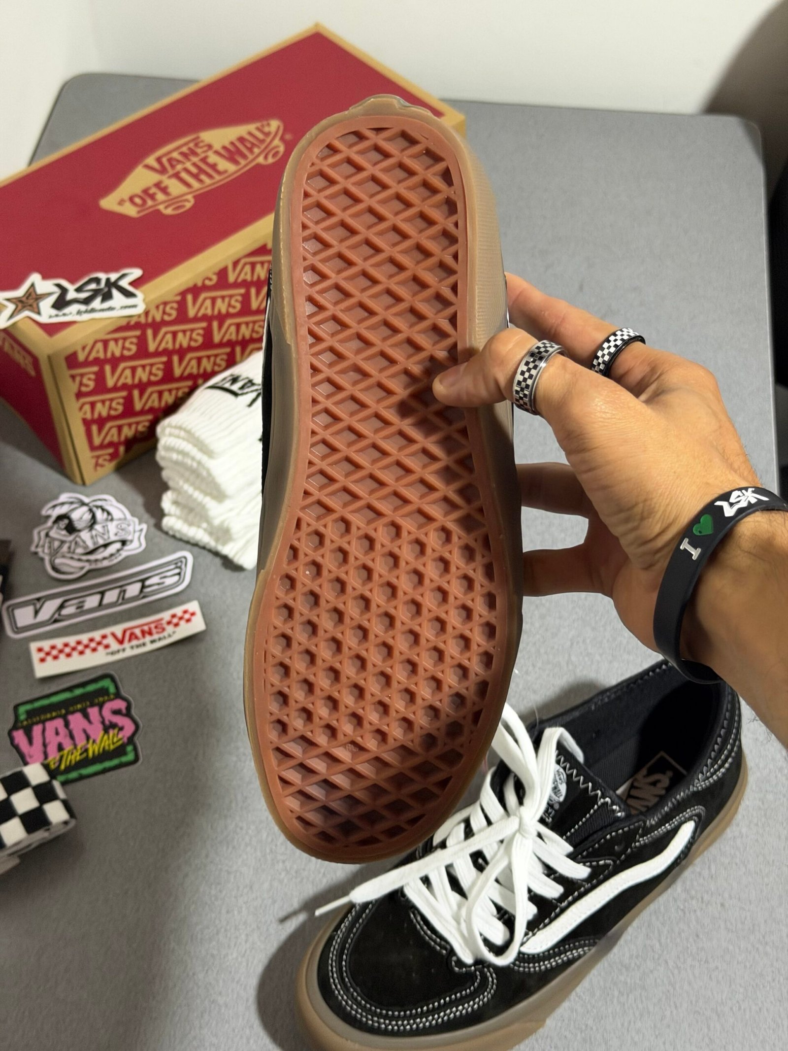 Tenis Vans Chunky Rowley Negros (Gum)