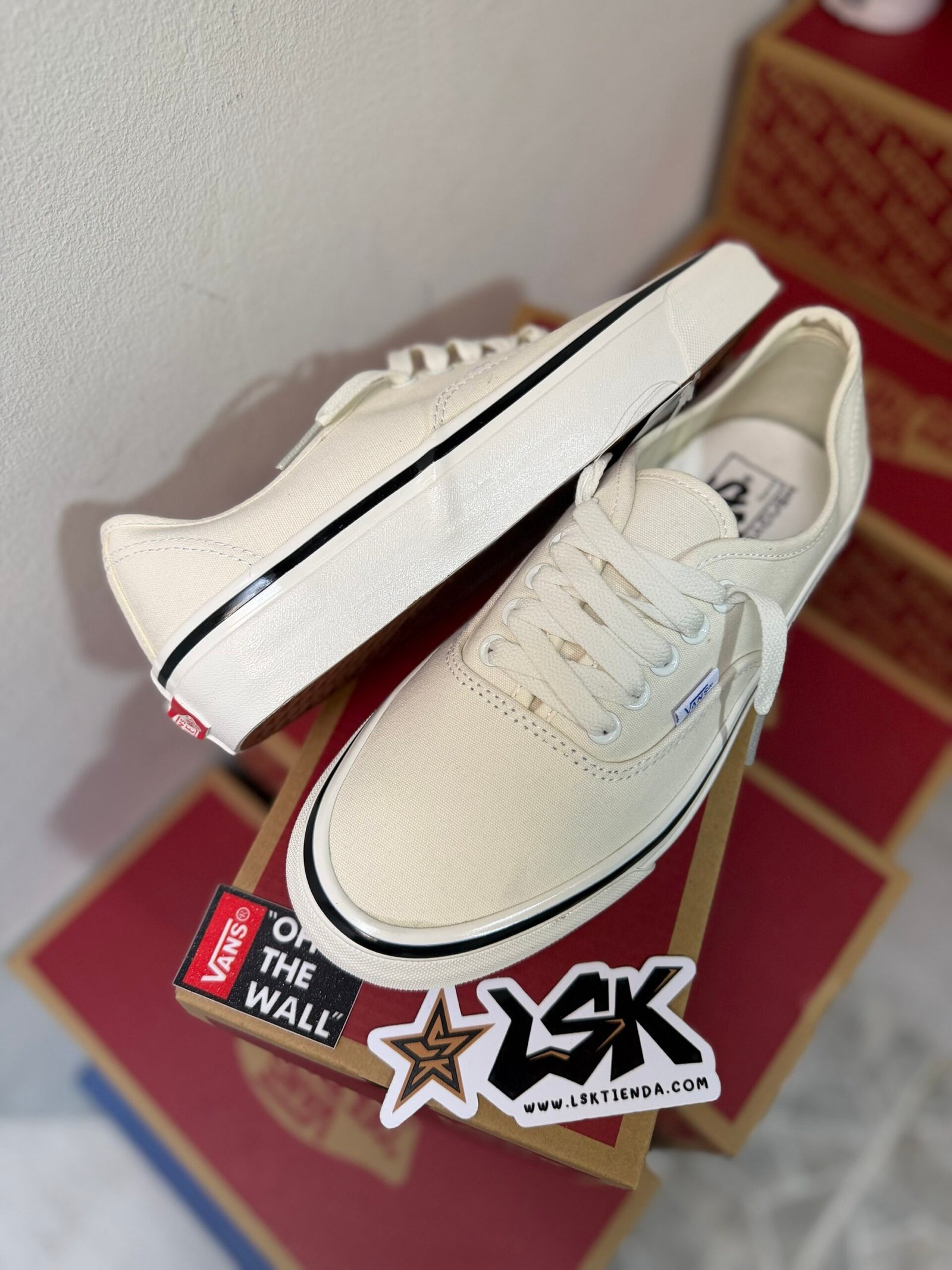 Tenis Vans Authentic Hueso Unisex (44 Dx Anaheim Factory)