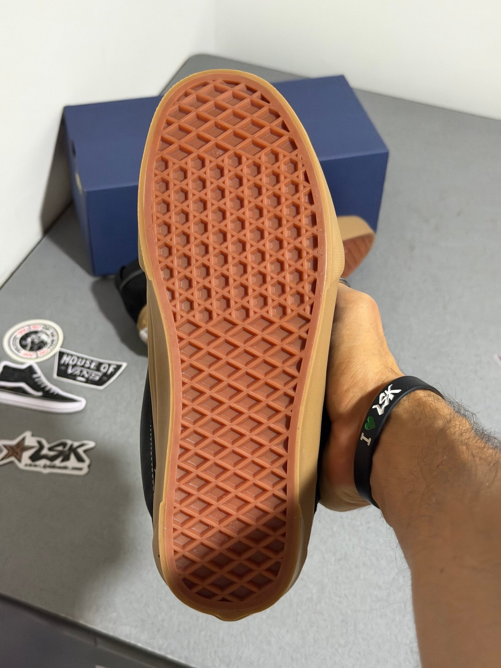 Tenis Vans Chunky Knu Skool Negros Gum