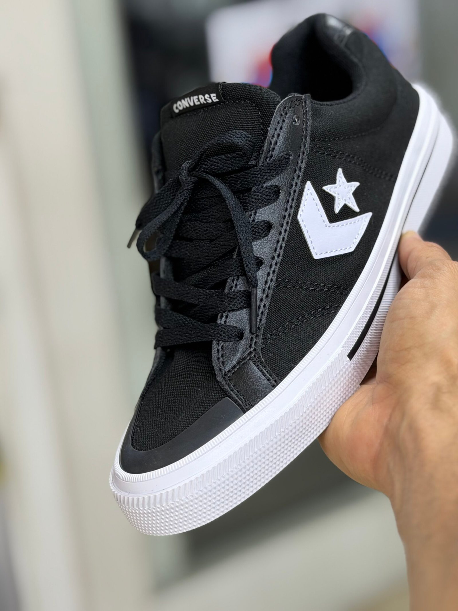 Tenis Converse Sport Casual Negro Classico Hombre