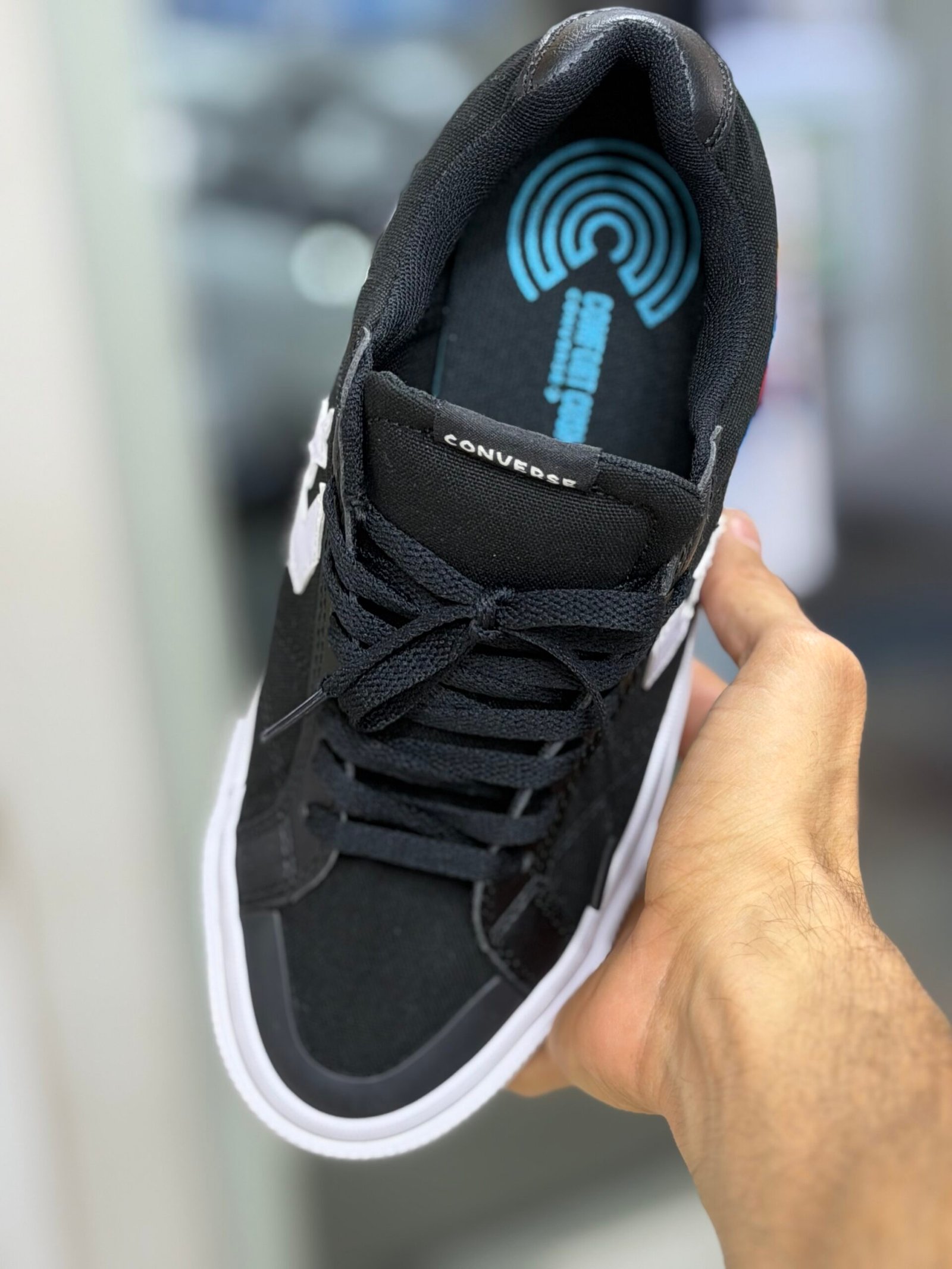 Tenis Converse Sport Casual Negro Classico Hombre