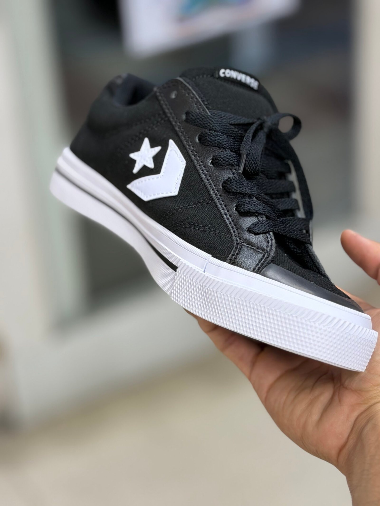 Tenis Converse Sport Casual Negro Classico Hombre