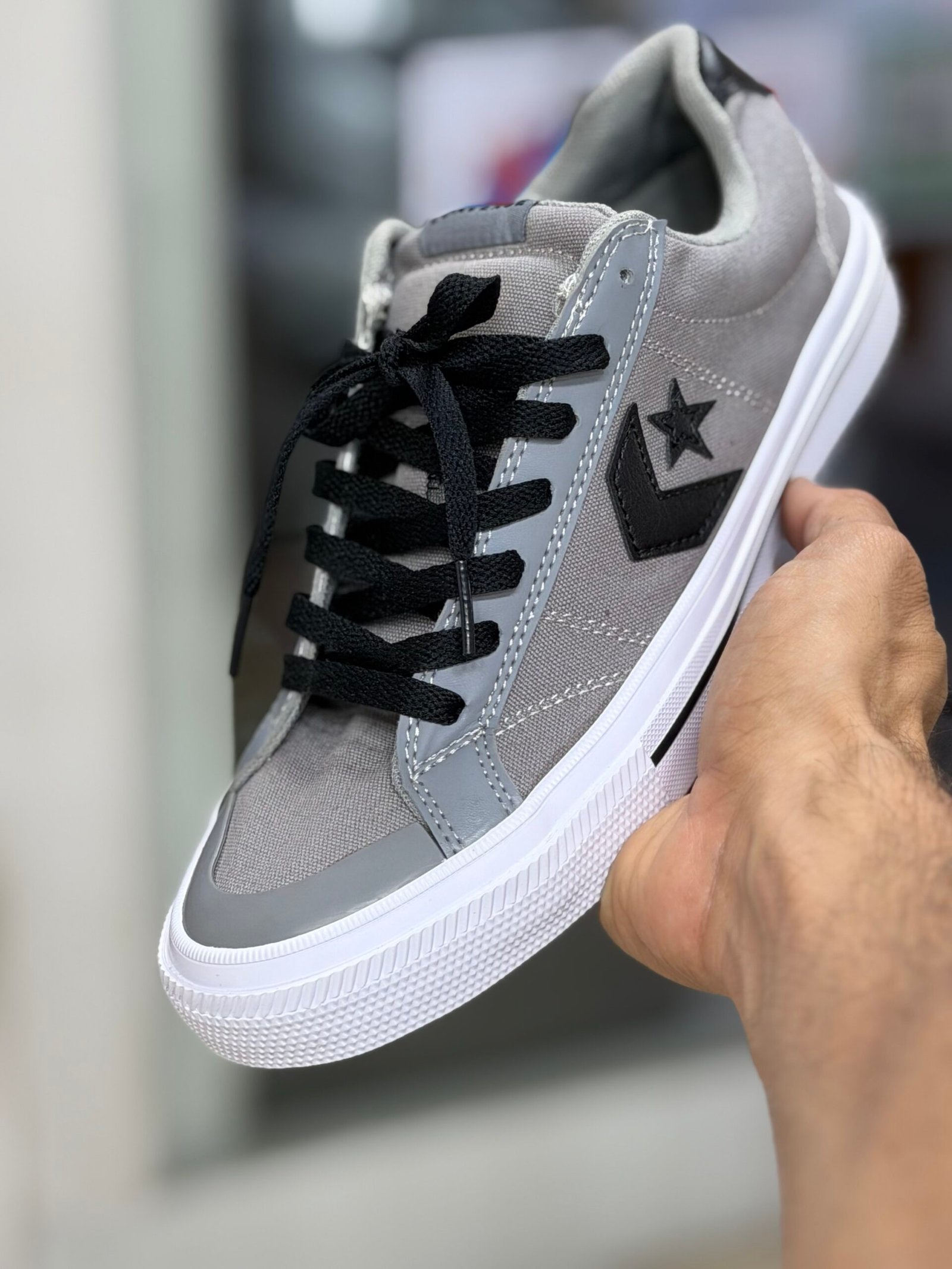 Tenis Converse Sport Casual Gris Cemento Hombre