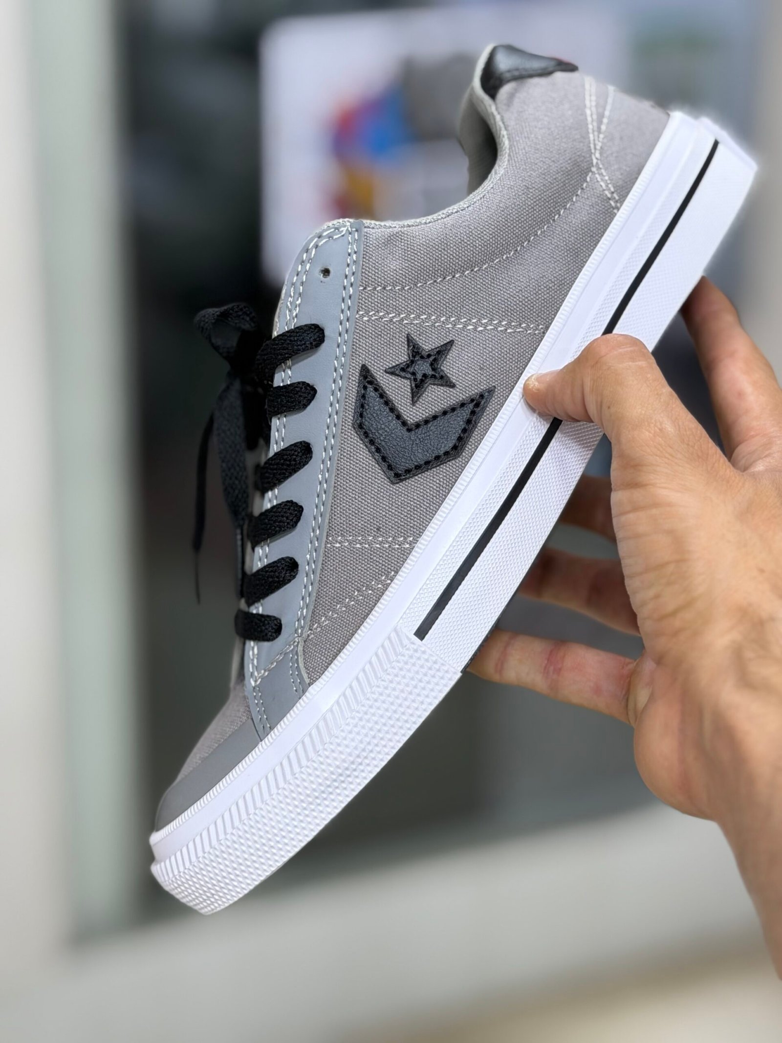 Tenis Converse Sport Casual Gris Cemento Hombre