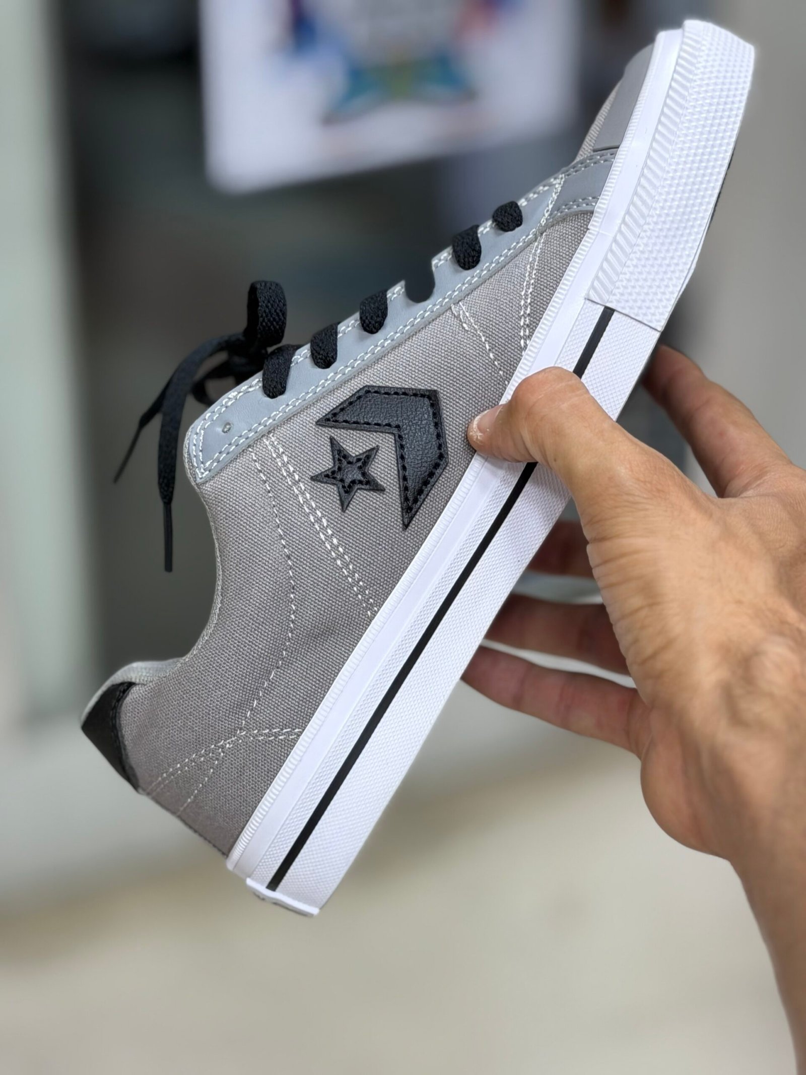 Tenis Converse Sport Casual Gris Cemento Hombre