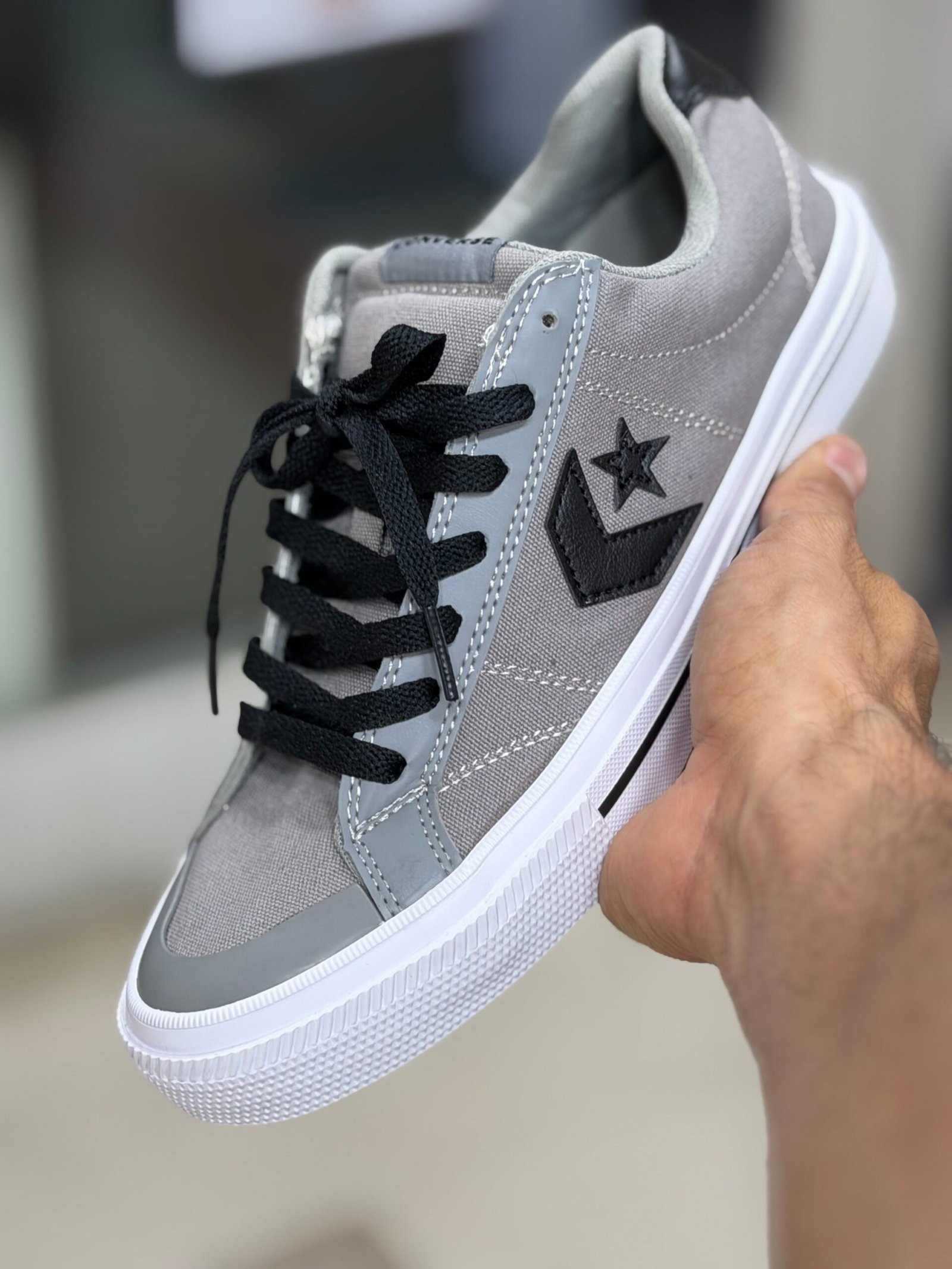Tenis Converse Sport Casual Gris Cemento Hombre