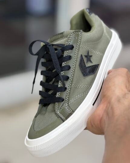 Tenis Converse Sport Casual Verde Military Hombre