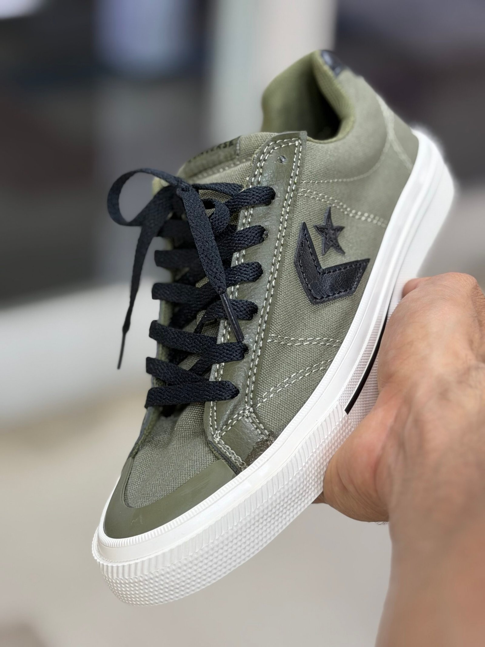Tenis Converse Sport Casual Verde Military Hombre