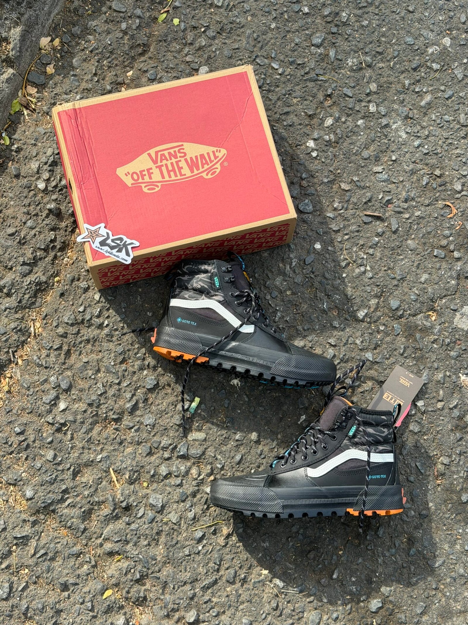 Bota Vans Sk8 Hi Gore-Tex Mte-3 Negro azul Hombre