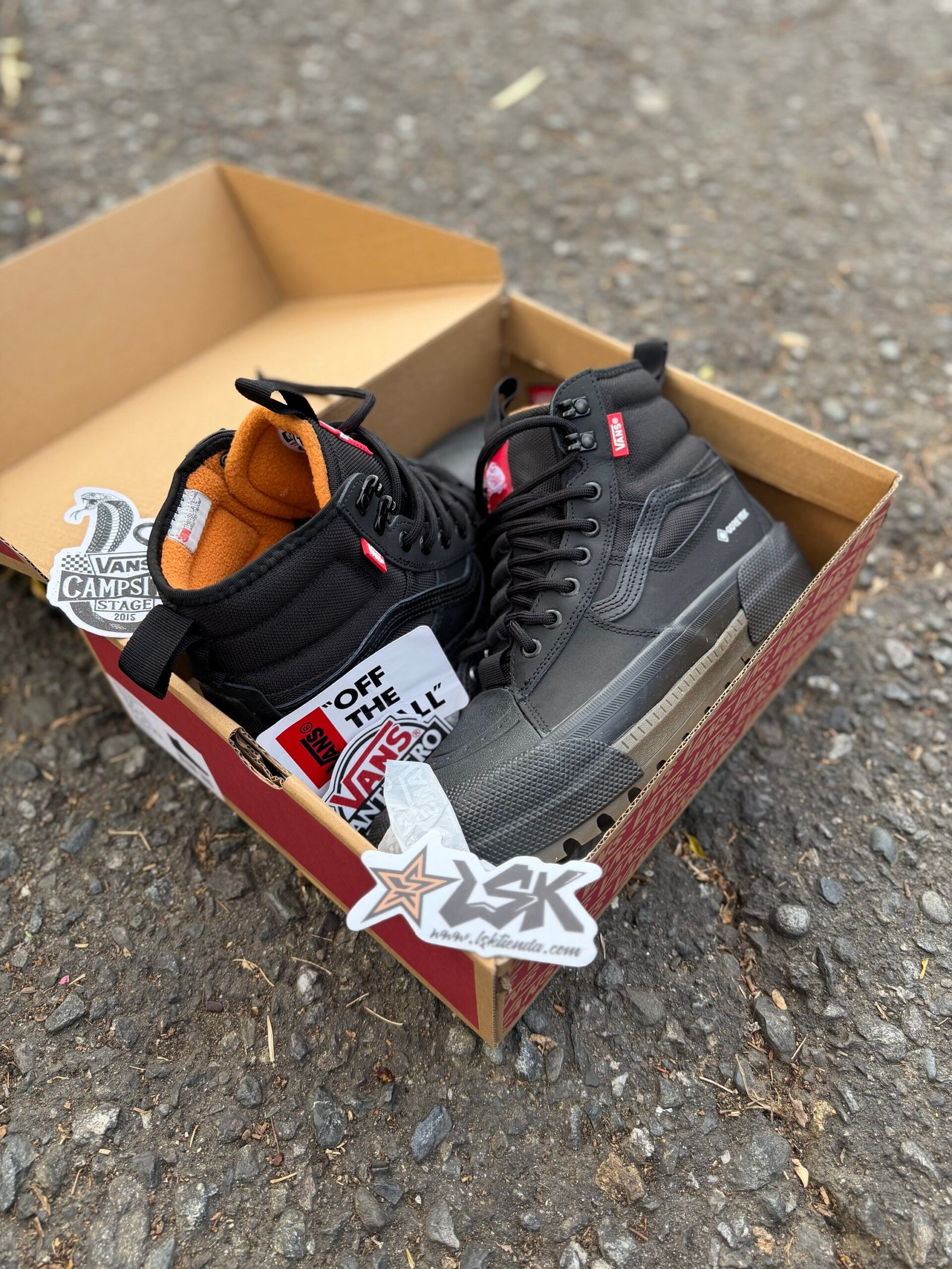 Bota Vans Sk8 Hi Gore-Tex Mte-3 Negro (All Black) Hombre
