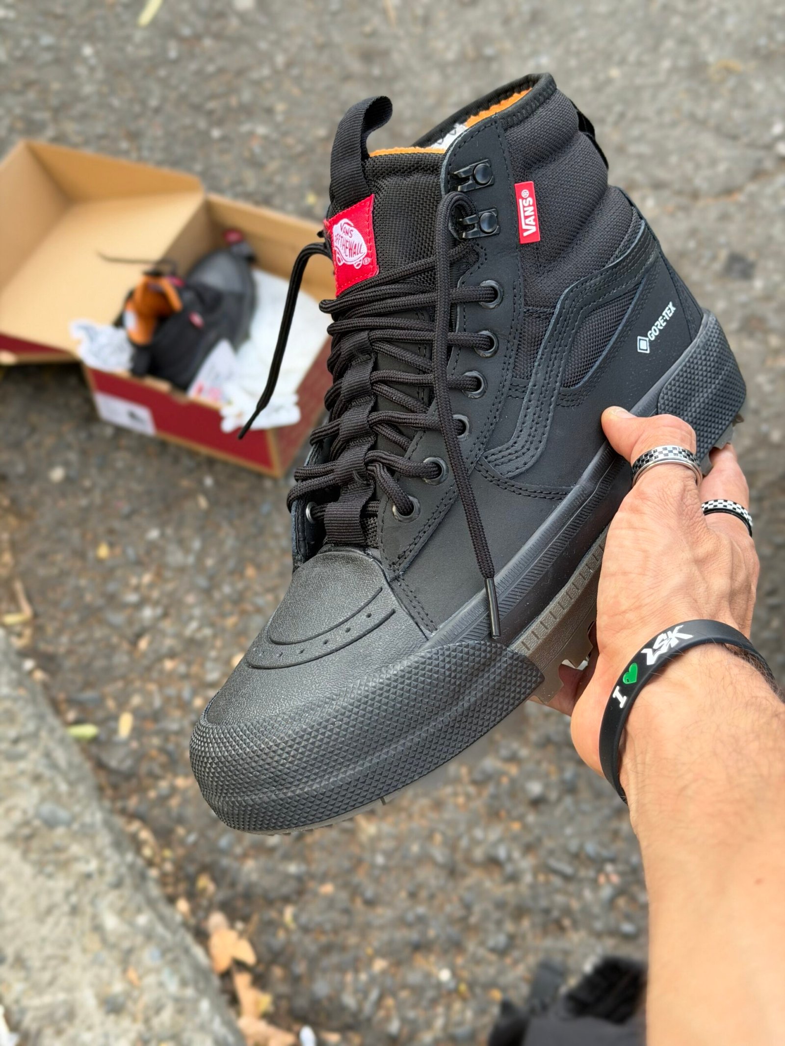 Bota Vans Sk8 Hi Gore-Tex Mte-3 Negro (All Black) Hombre
